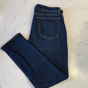 Rag & Bone Dark Blue Boyfriend Jeans